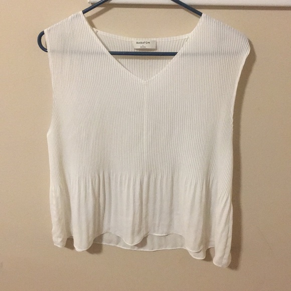 Babaton (Aritzia) white blouse - Picture 2 of 3